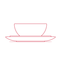 Objects Dinnerware Sets Silhouette Cutting Svg Files, Free Vectors File